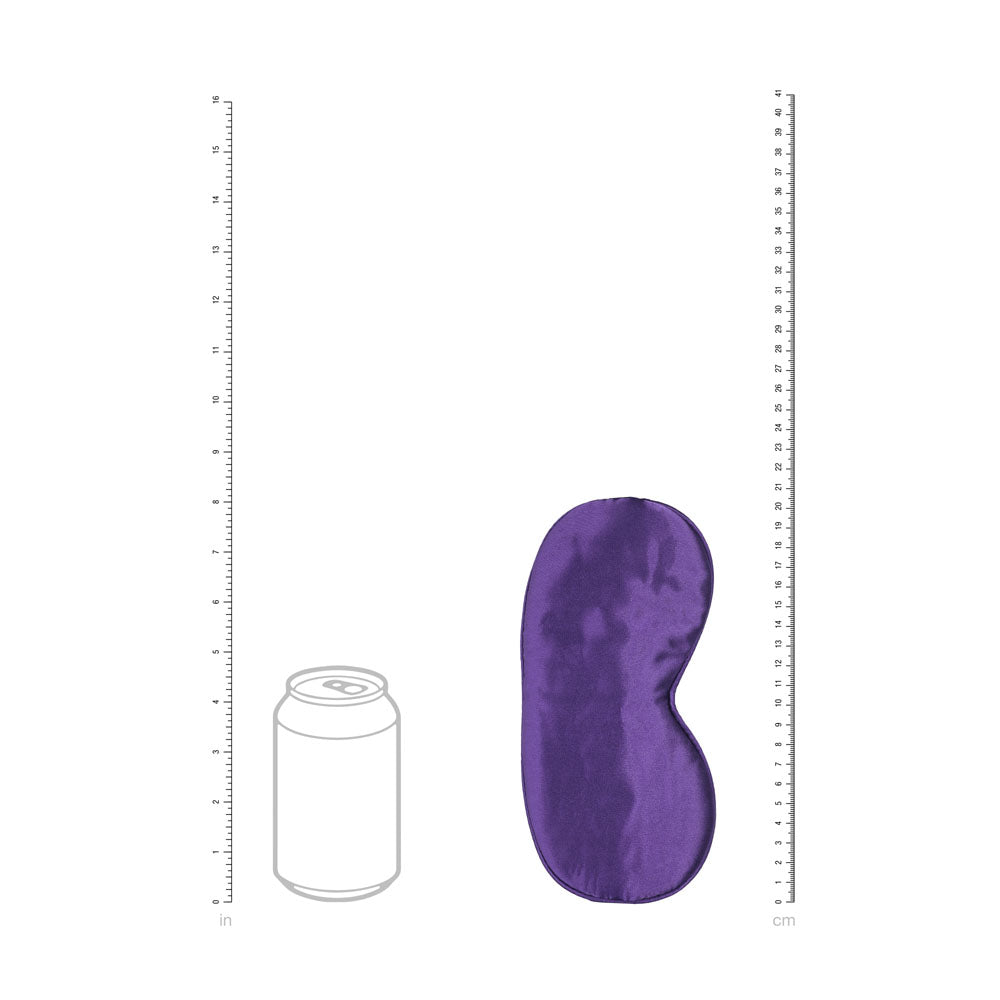 Ouch! Satin Mask Purple Purple Eye Mask