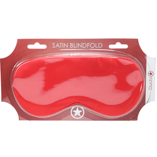 Ouch! Satin Mask Red Red Eye Mask
