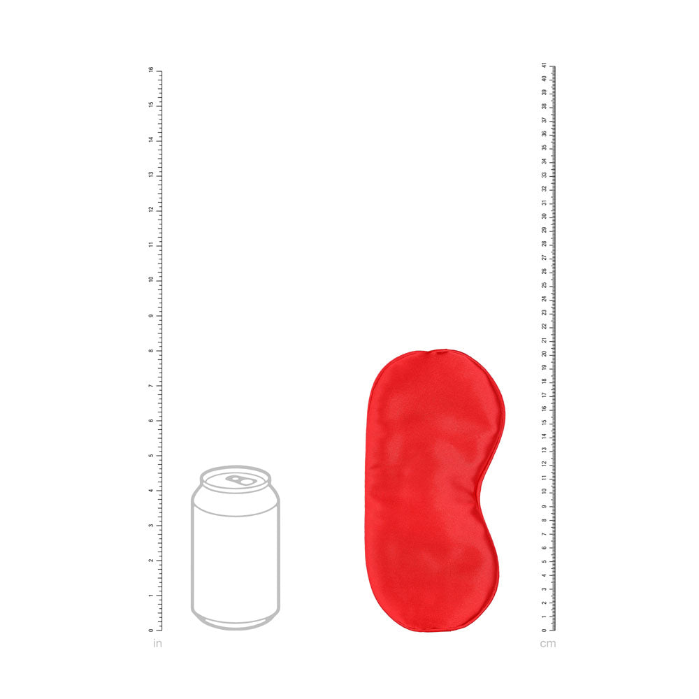 Ouch! Satin Mask Red Red Eye Mask