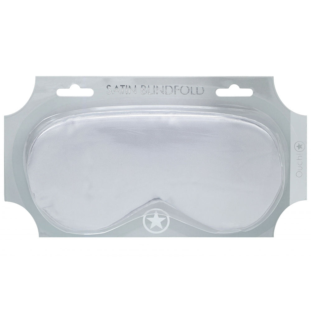 Ouch! Satin Mask Silver Silver Eye Mask