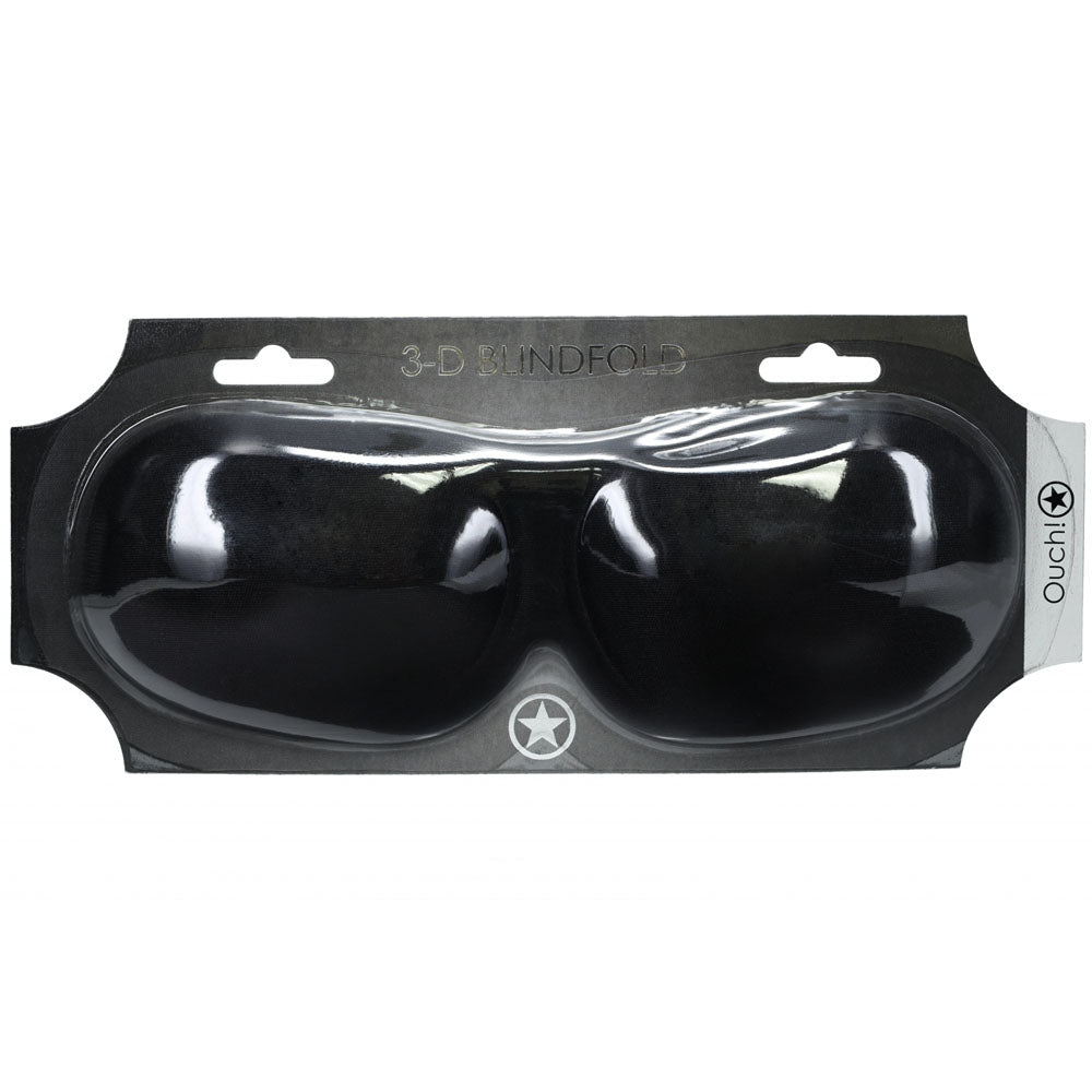 Ouch! 3 D Mask Black Black Eye Mask