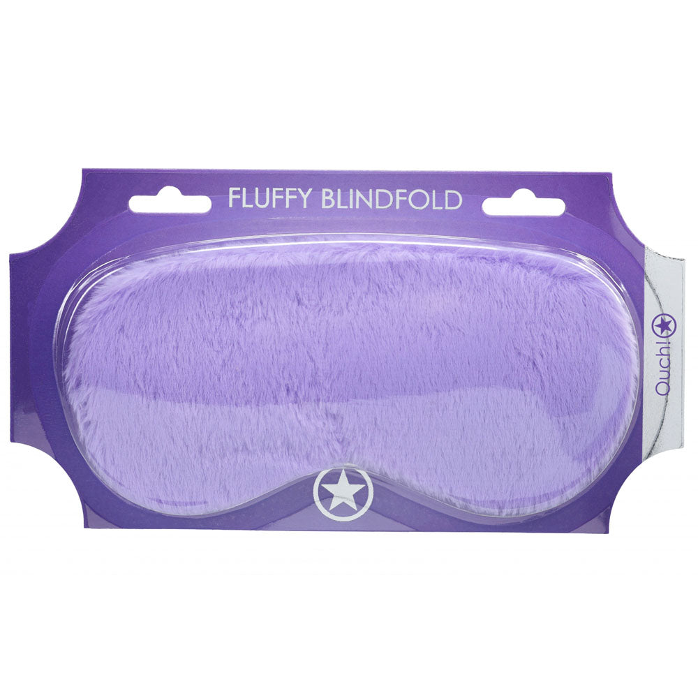 Ouch! Fluffy Mask Purple Purple Fluffy Eye Mask