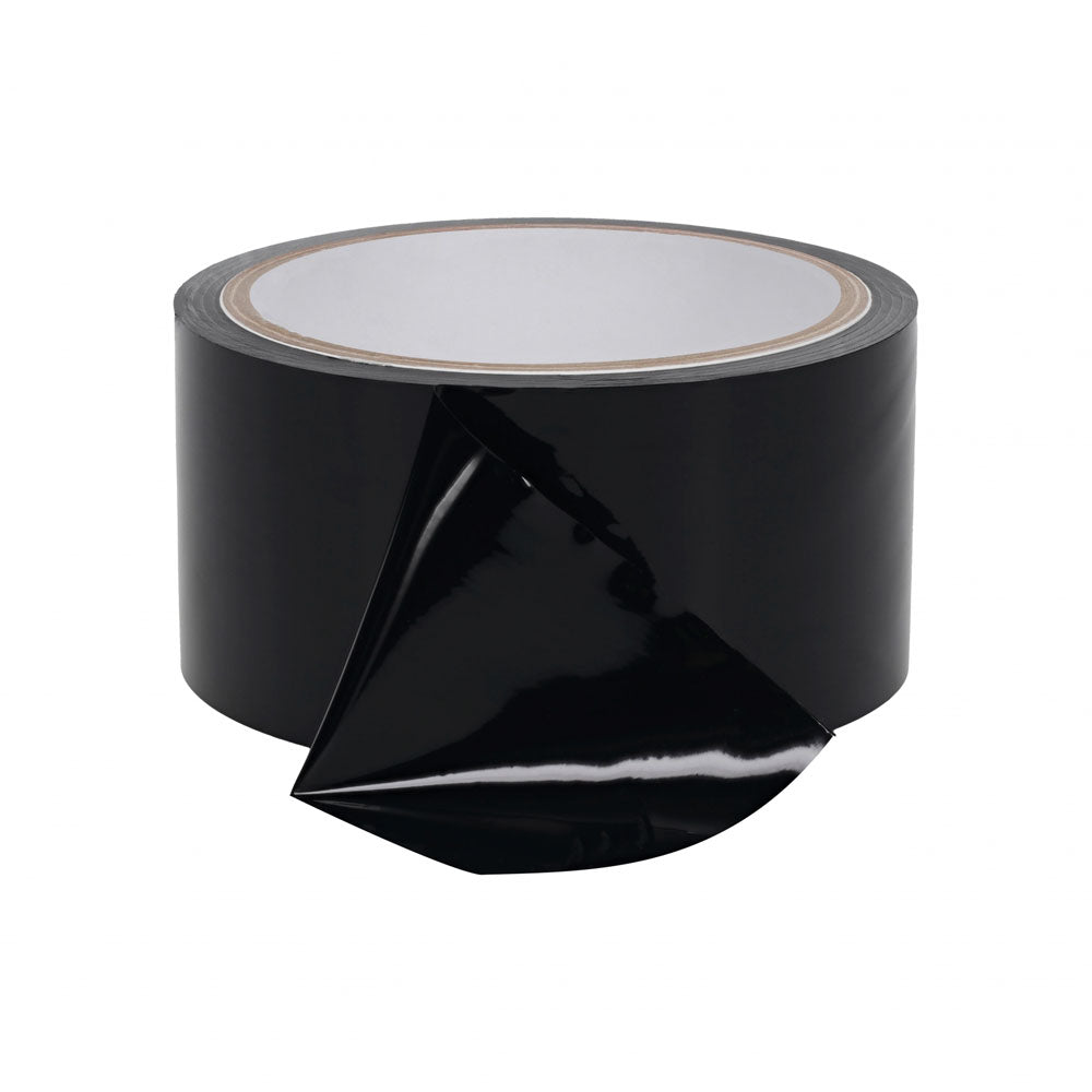 Ouch! Pvc Non Stick Tape Black Black Bondage Tape 20 Metre Length