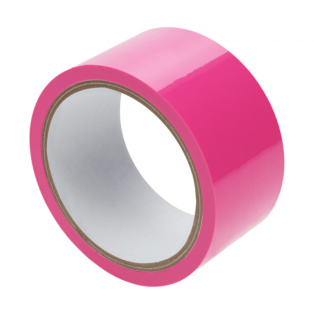 Ouch! Pvc Non Stick Tape Pink Pink Bondage Tape 20 Metre Length