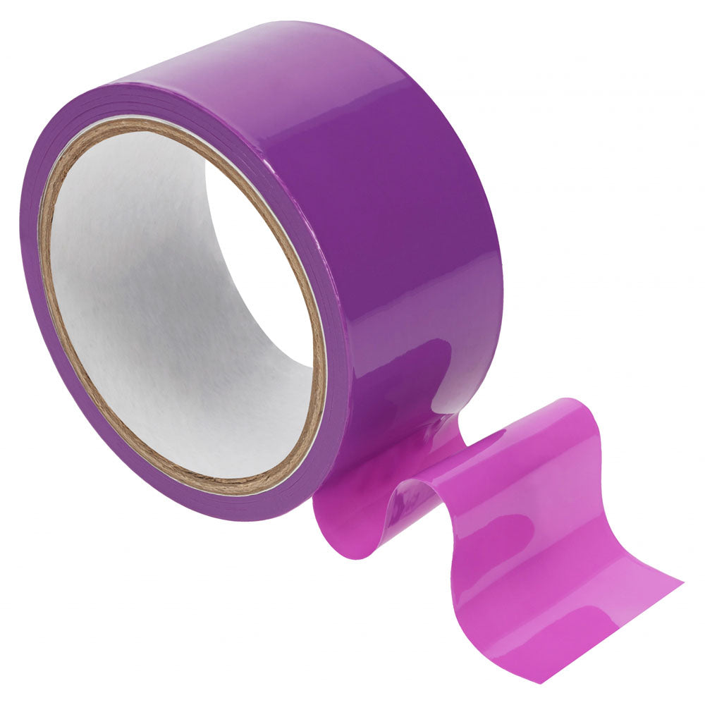 Ouch! Pvc Non Stick Tape Purple Purple Bondage Tape 20 Metre Length