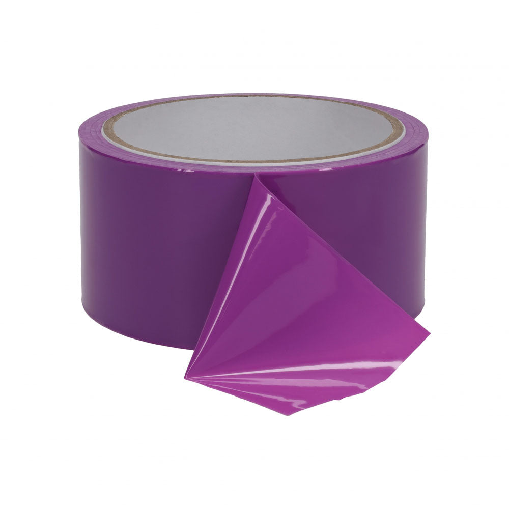 Ouch! Pvc Non Stick Tape Purple Purple Bondage Tape 20 Metre Length