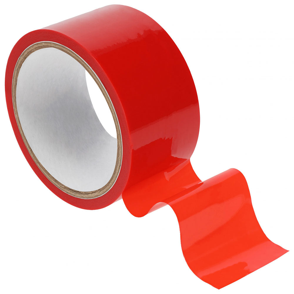 Ouch! Pvc Non Stick Tape Red Red Bondage Tape 20 Metre Length