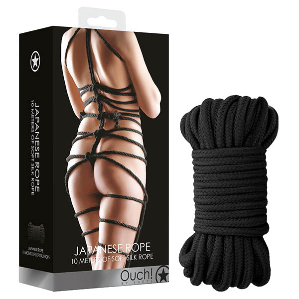 Ouch! Japanese Rope Black 10 Metre Length