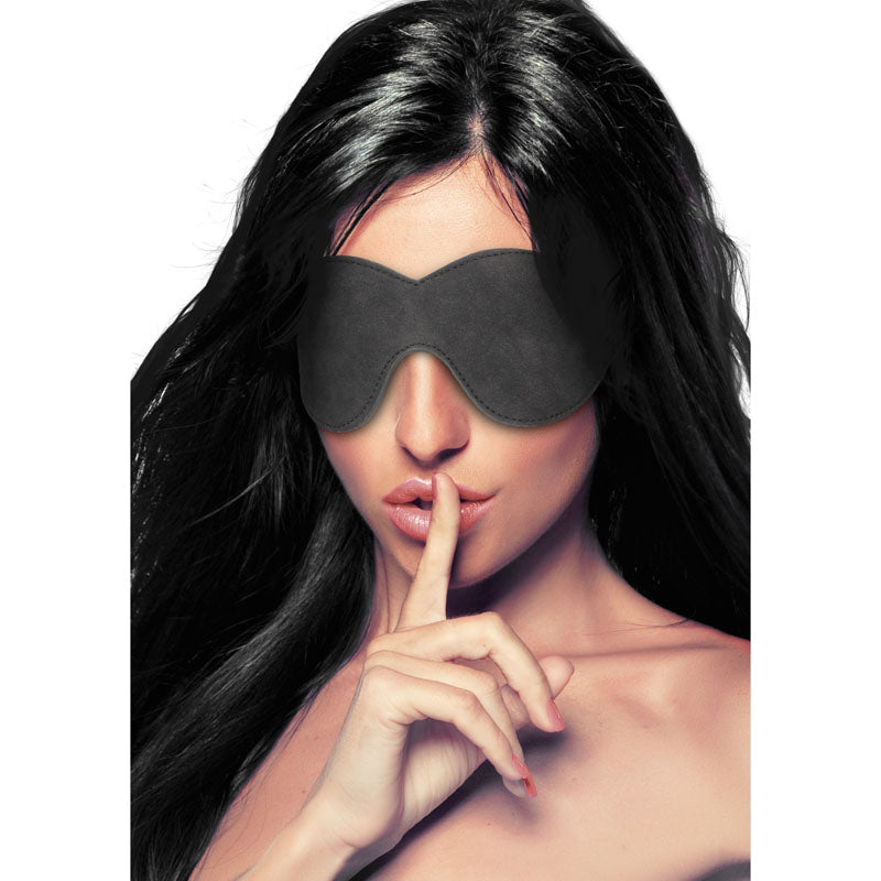 Ouch! Diamond Studded Eye Mask Black Eye Mask