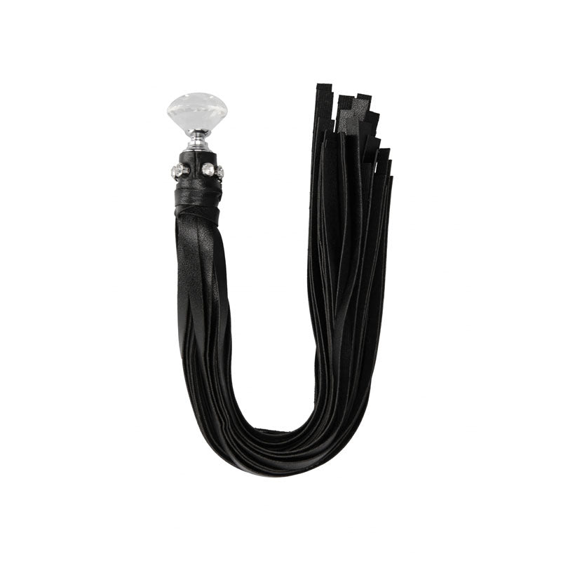 Ouch! Diamond Studded Whip Black Whip