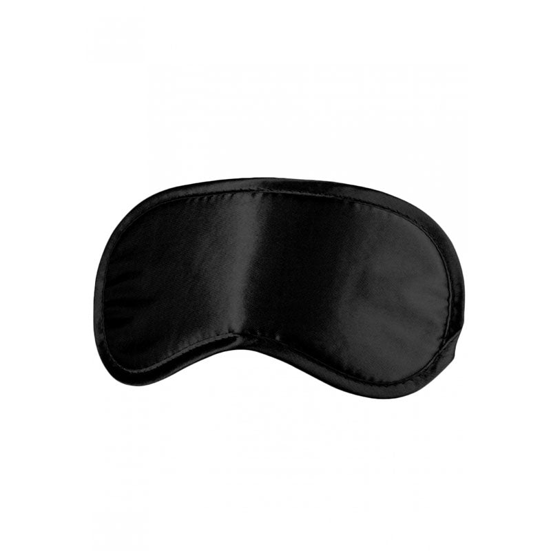Ouch! Black & White Satin Eye Mask Black Eye Restraint