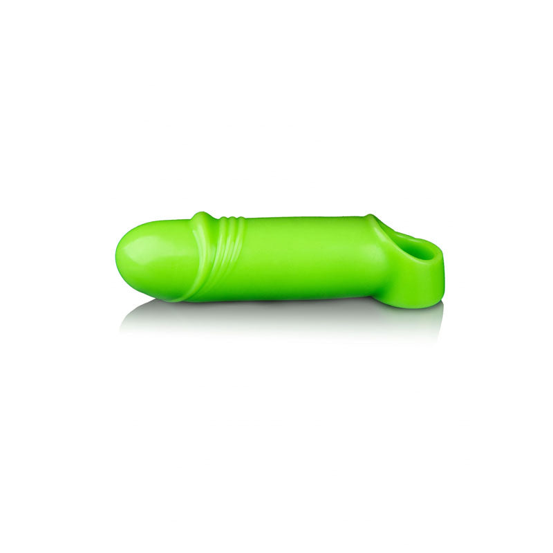 Ouch! Glow In The Dark Smooth Thick Stretchy Penis Sleeve Glow In Dark 16 Cm Penis Extension Sleeve