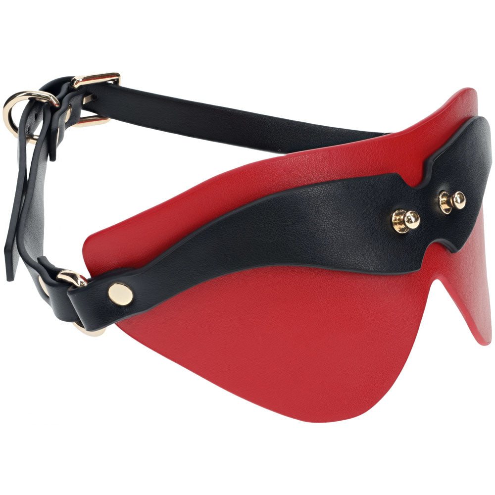 Ouch! Milan Collection Blindfold Black/Red Eyemask