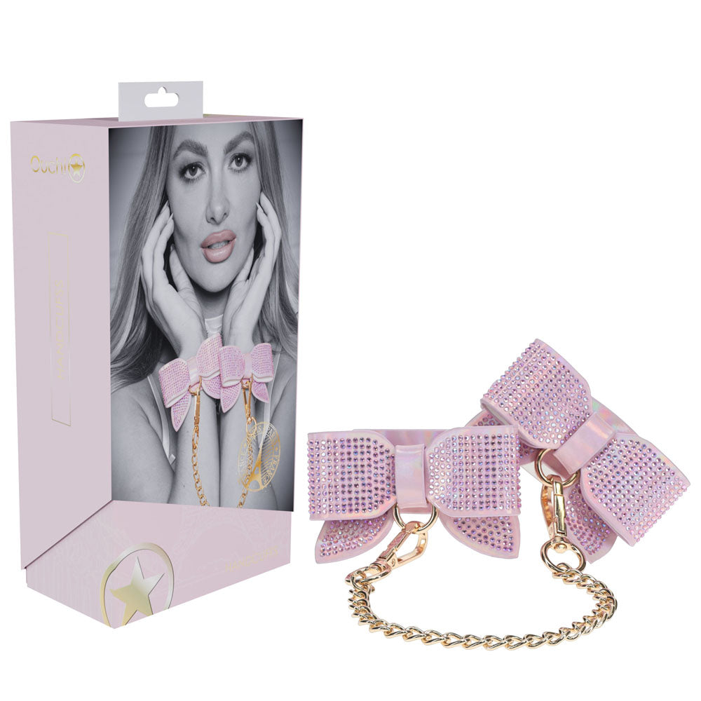 Ouch! Paris Collection Handcuffs Pink Restraints