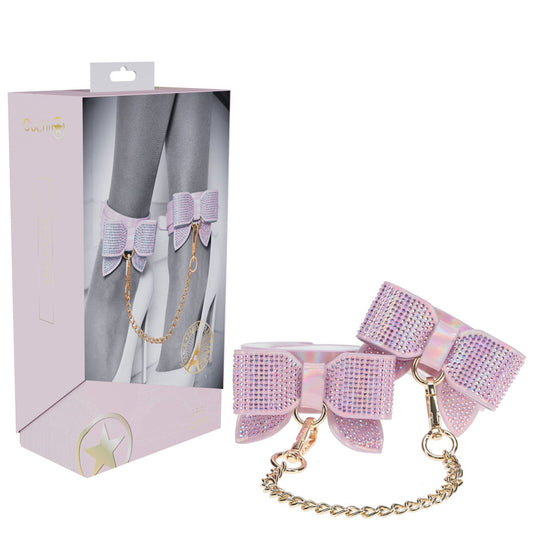 Ouch! Paris Collection Leg Cuffs Pink Restraints