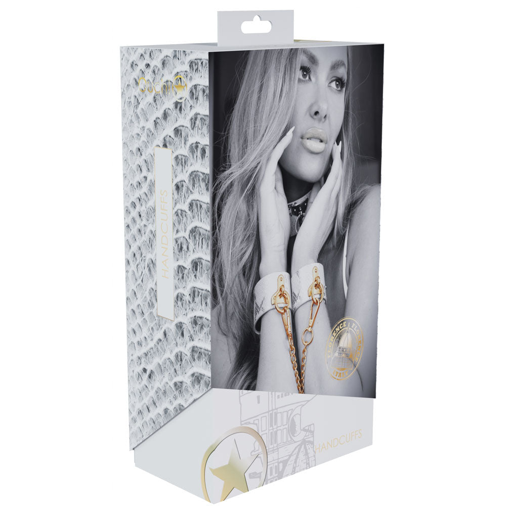Ouch! Florence Collection Handcuffs White Restraints