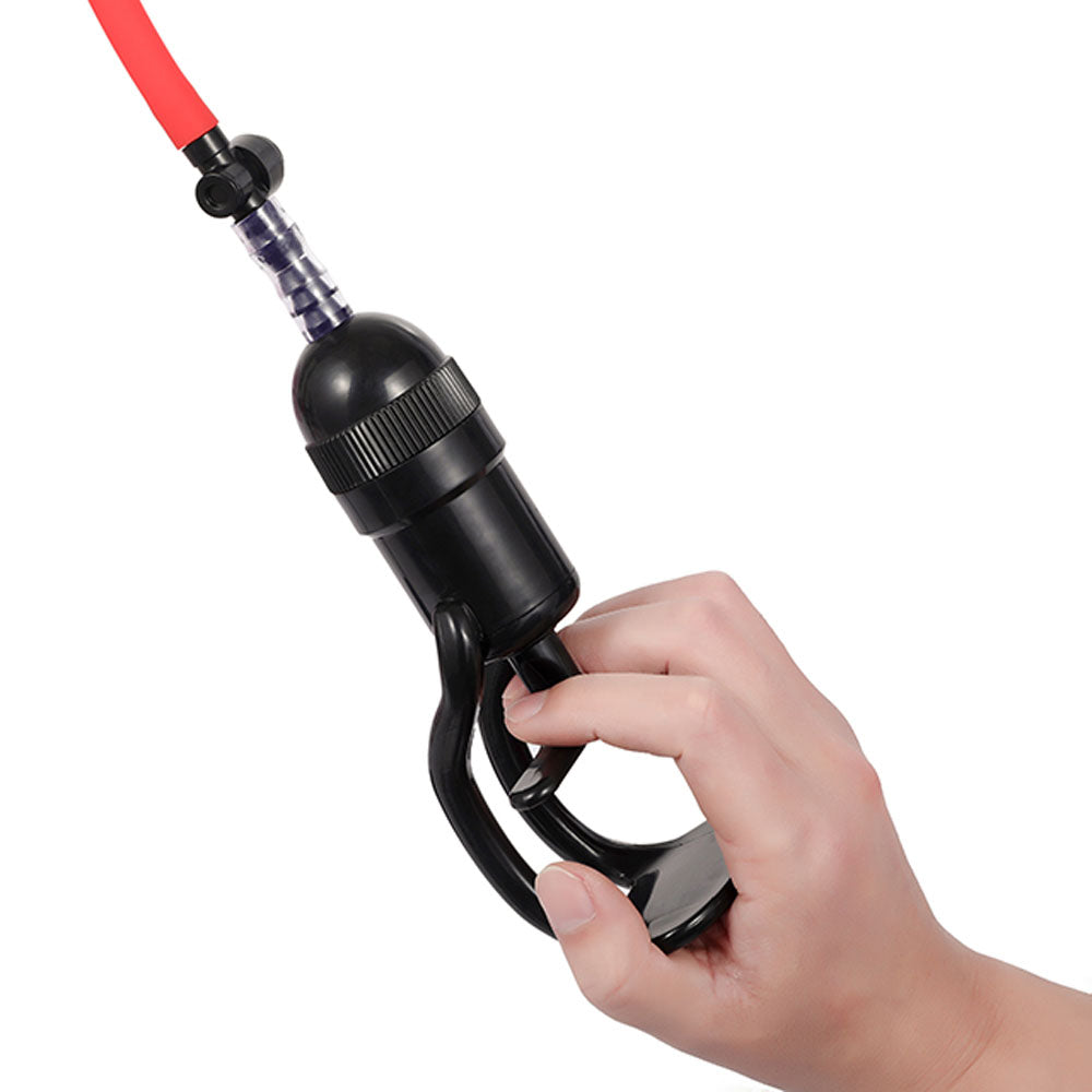Luv Pump Vagina Enhancement System Clear/Red Vagina Pump