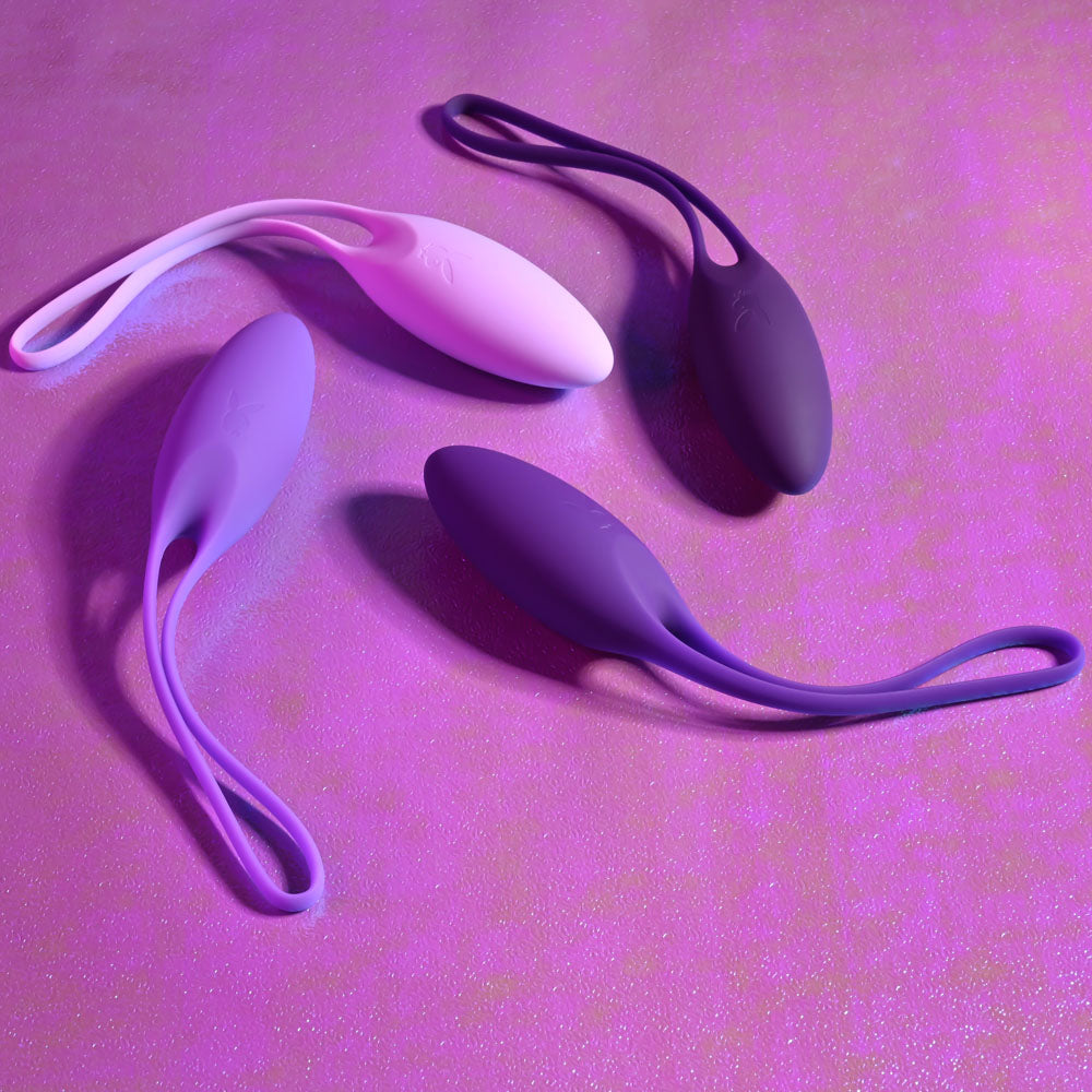 Playboy Pleasure Put In Work Purple Kegel Ball Set Set Of 4