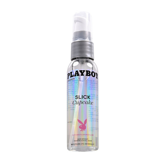 Playboy Pleasure Slick Cupcake 60 Ml Cupcake Flavoured Water Based Lubricant 60 Ml Bottle