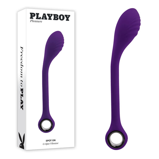 Playboy Pleasure Spot On Purple 22.6 Cm Usb Rechargeable Poseable G Spot Vibrator