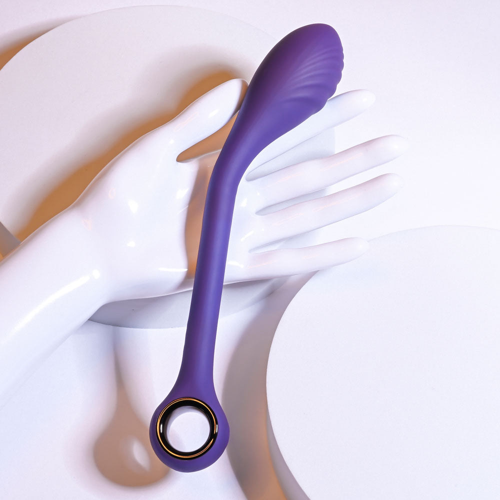 Playboy Pleasure Spot On Purple 22.6 Cm Usb Rechargeable Poseable G Spot Vibrator