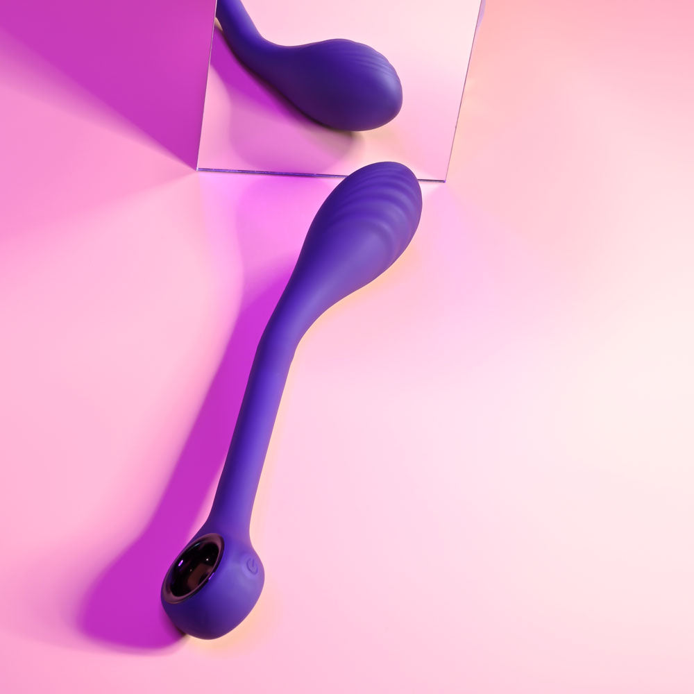 Playboy Pleasure Spot On Purple 22.6 Cm Usb Rechargeable Poseable G Spot Vibrator