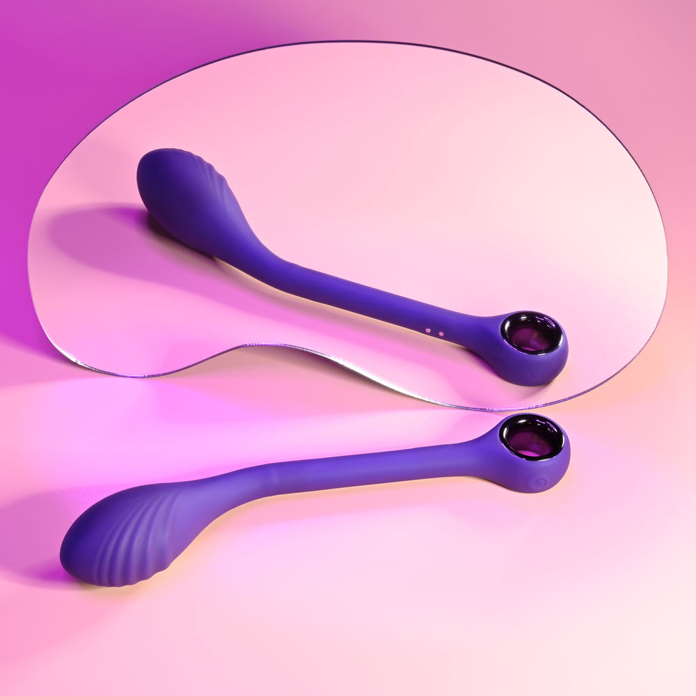 Playboy Pleasure Spot On Purple 22.6 Cm Usb Rechargeable Poseable G Spot Vibrator