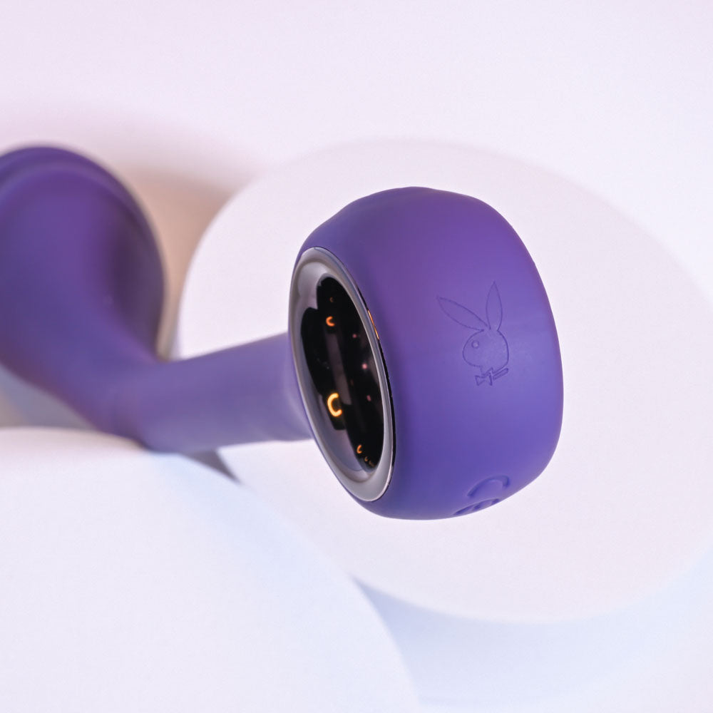 Playboy Pleasure Spot On Purple 22.6 Cm Usb Rechargeable Poseable G Spot Vibrator