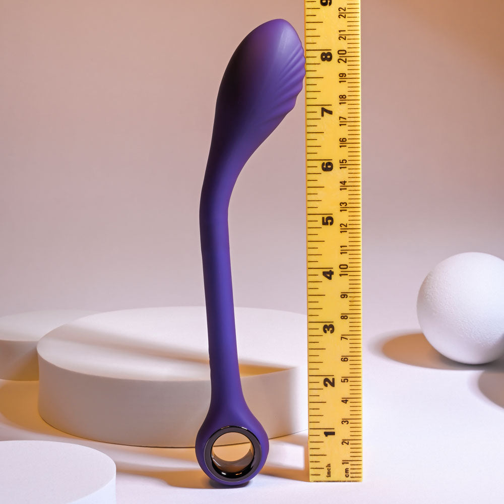 Playboy Pleasure Spot On Purple 22.6 Cm Usb Rechargeable Poseable G Spot Vibrator