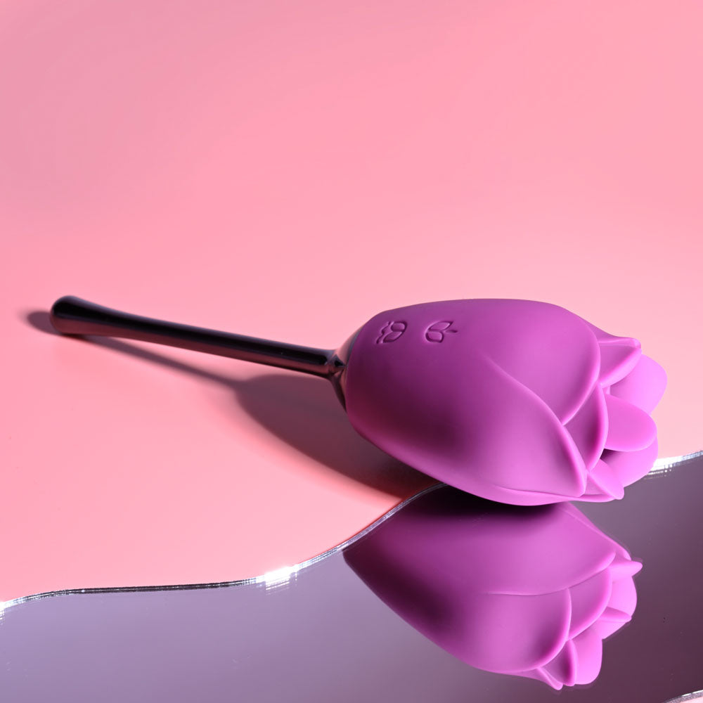 Playboy Pleasure Petal Purple Usb Rechargeable Flicking Stimulator