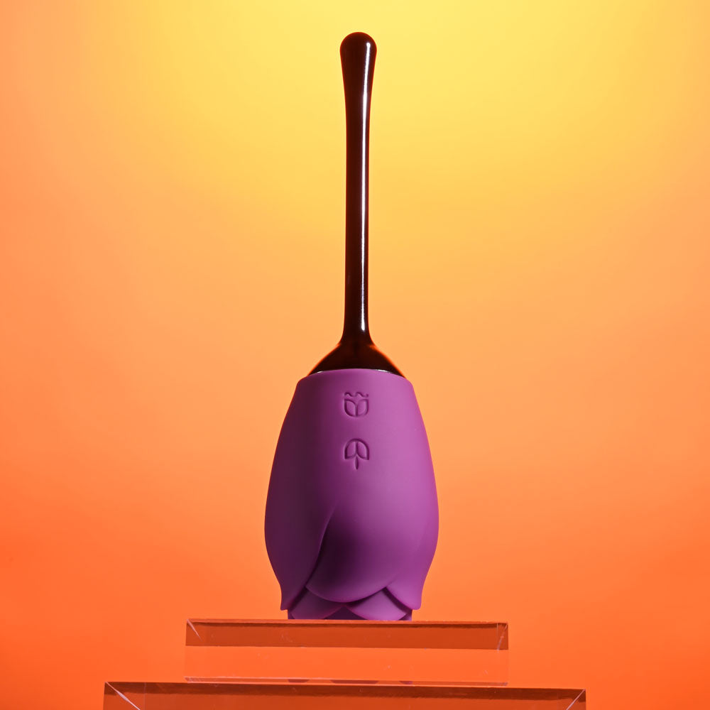 Playboy Pleasure Petal Purple Usb Rechargeable Flicking Stimulator