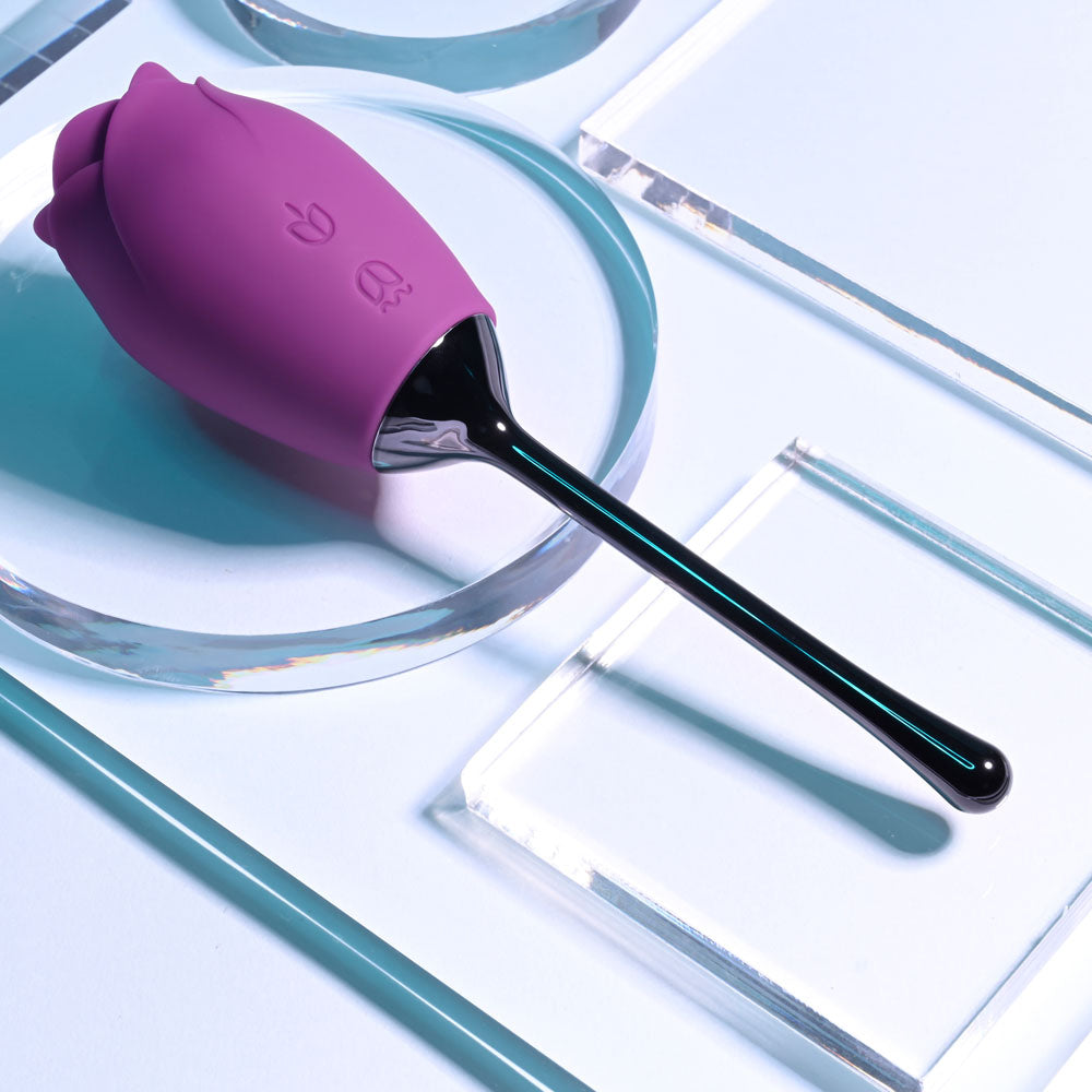 Playboy Pleasure Petal Purple Usb Rechargeable Flicking Stimulator