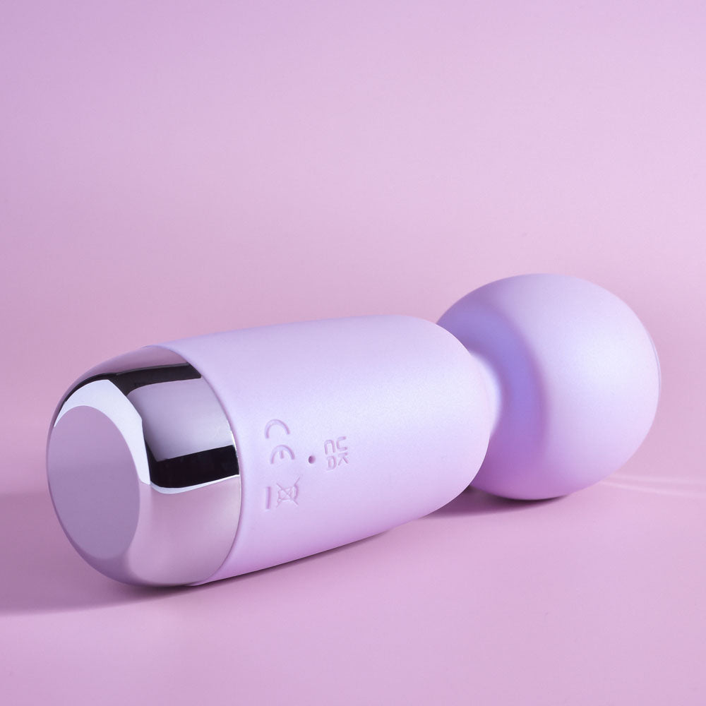 Playboy Pleasure Royal Mini Lilac 12.5 Cm Usb Rechargeable Mini Wand Vibrator