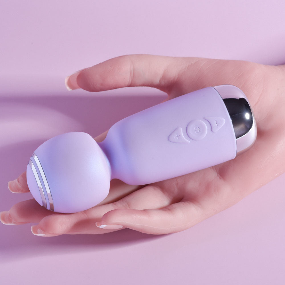 Playboy Pleasure Royal Mini Lilac 12.5 Cm Usb Rechargeable Mini Wand Vibrator
