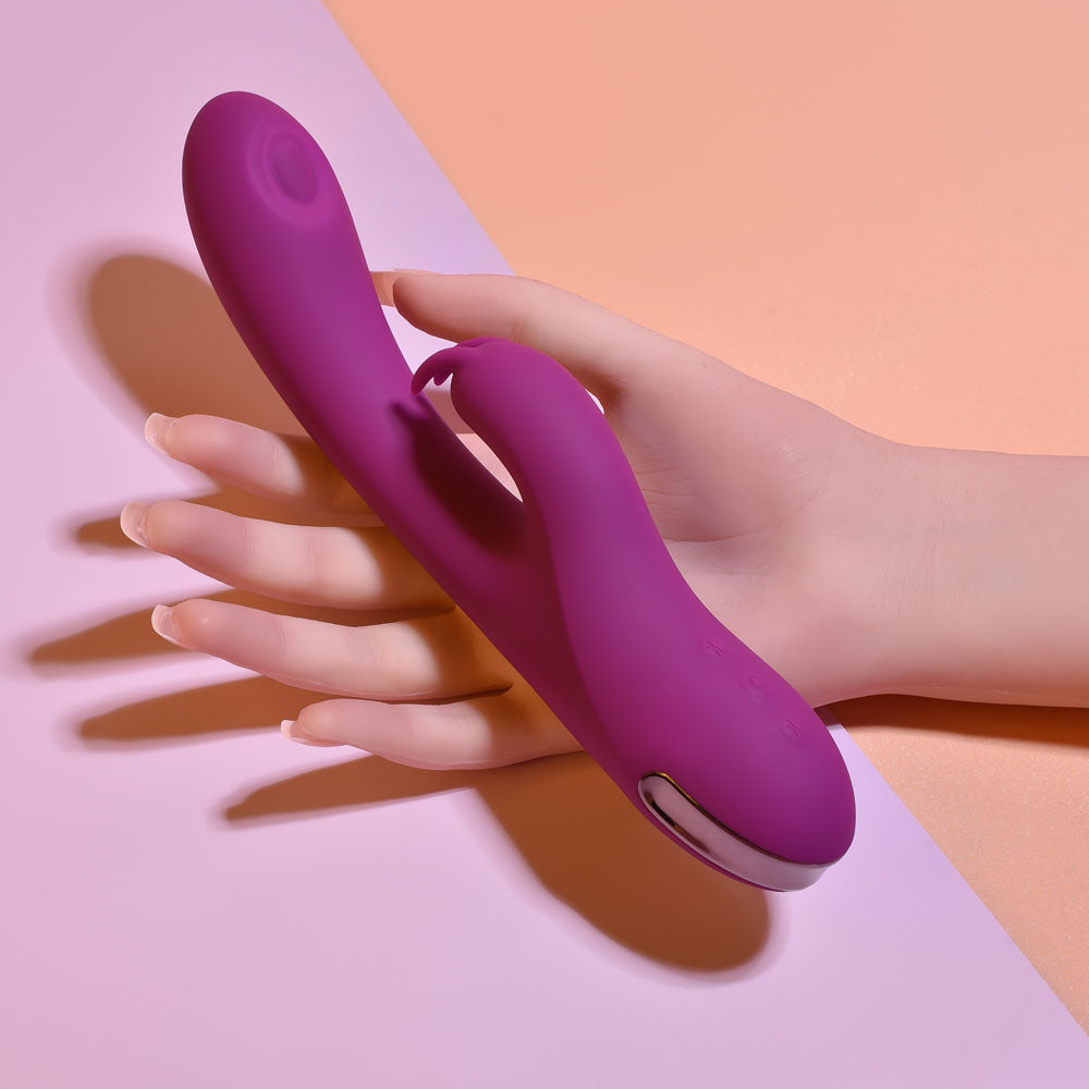 Playboy Pleasure Thumper Purple 21.9 Cm Usb Rechargeable Rabbit Vibrator