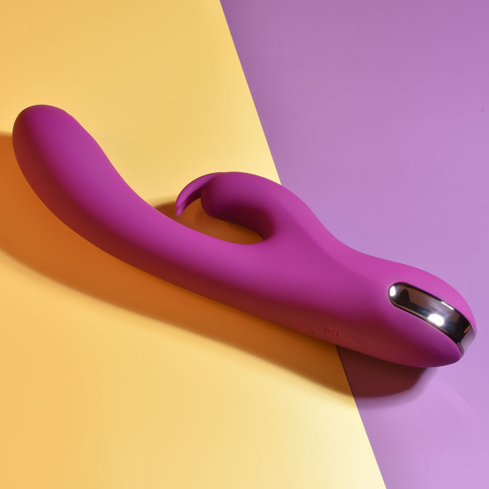 Playboy Pleasure Thumper Purple 21.9 Cm Usb Rechargeable Rabbit Vibrator