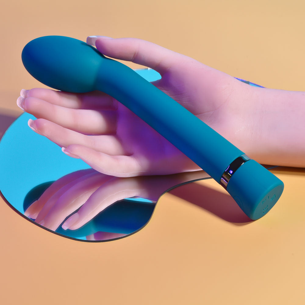 Playboy Pleasure On The Spot Blue 21.6 Cm Usb Rechargeable G Spot Vibrator