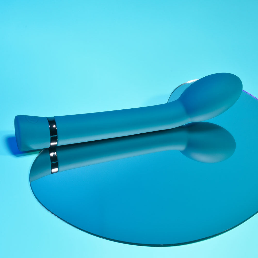 Playboy Pleasure On The Spot Blue 21.6 Cm Usb Rechargeable G Spot Vibrator