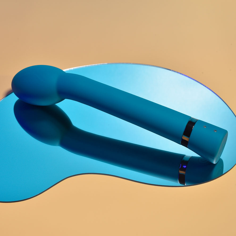 Playboy Pleasure On The Spot Blue 21.6 Cm Usb Rechargeable G Spot Vibrator