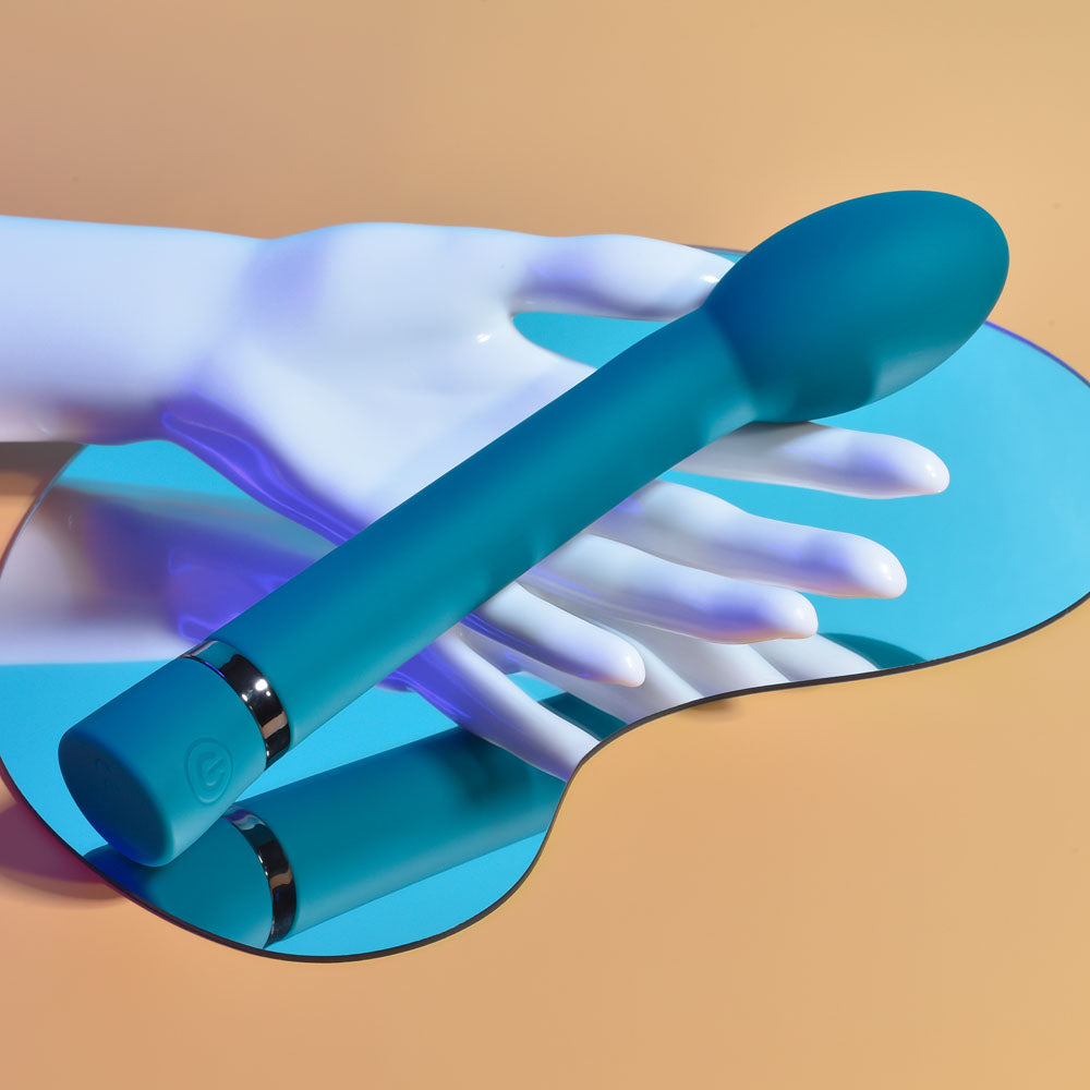 Playboy Pleasure On The Spot Blue 21.6 Cm Usb Rechargeable G Spot Vibrator