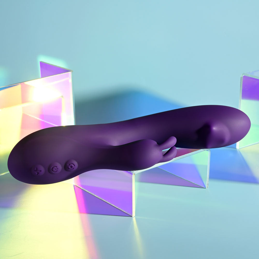 Playboy Pleasure On Repeat Purple 19.7 Cm Usb Rechargeable Rabbit Vibrator