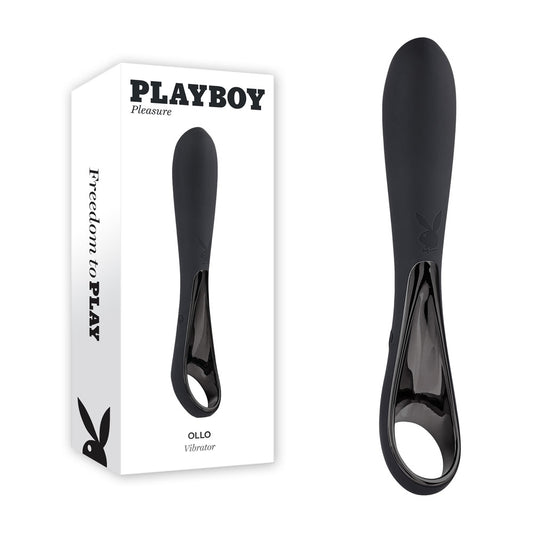 Playboy Pleasure Ollo Black 14.6 Cm Usb Rechargeable Vibrator