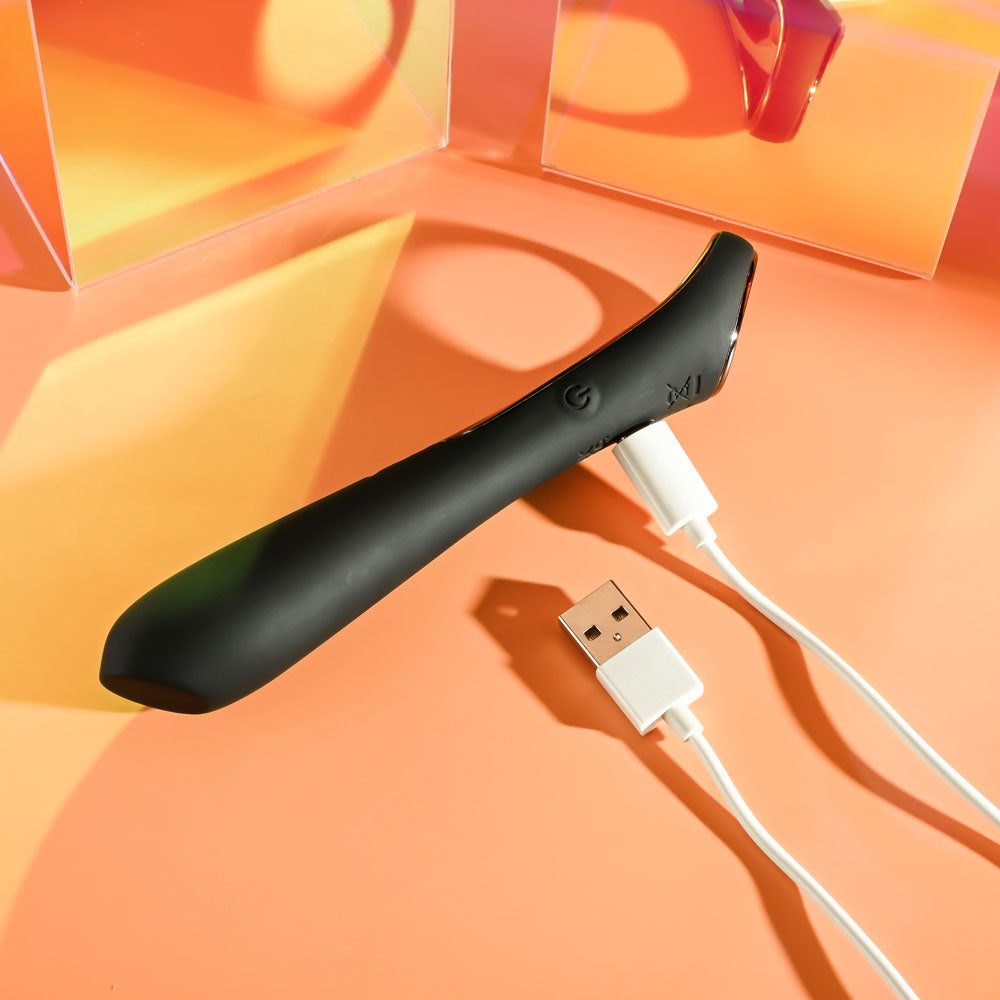 Playboy Pleasure Ollo Black 14.6 Cm Usb Rechargeable Vibrator