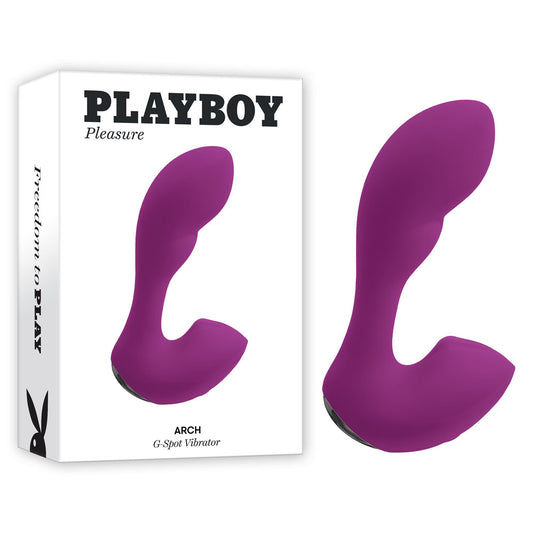 Playboy Pleasure Arch Purple 14.1 Cm Usb Rechargeable G Spot Vibrator
