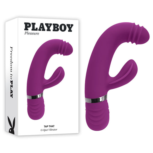 Playboy Pleasure Tap That Purple 16.5 Cm Usb Rechargebale Rabbit Vibrator