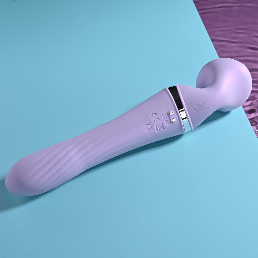 Playboy Pleasure Vibrato Lavender 24 Cm Usb Rechargeable Massage Wand