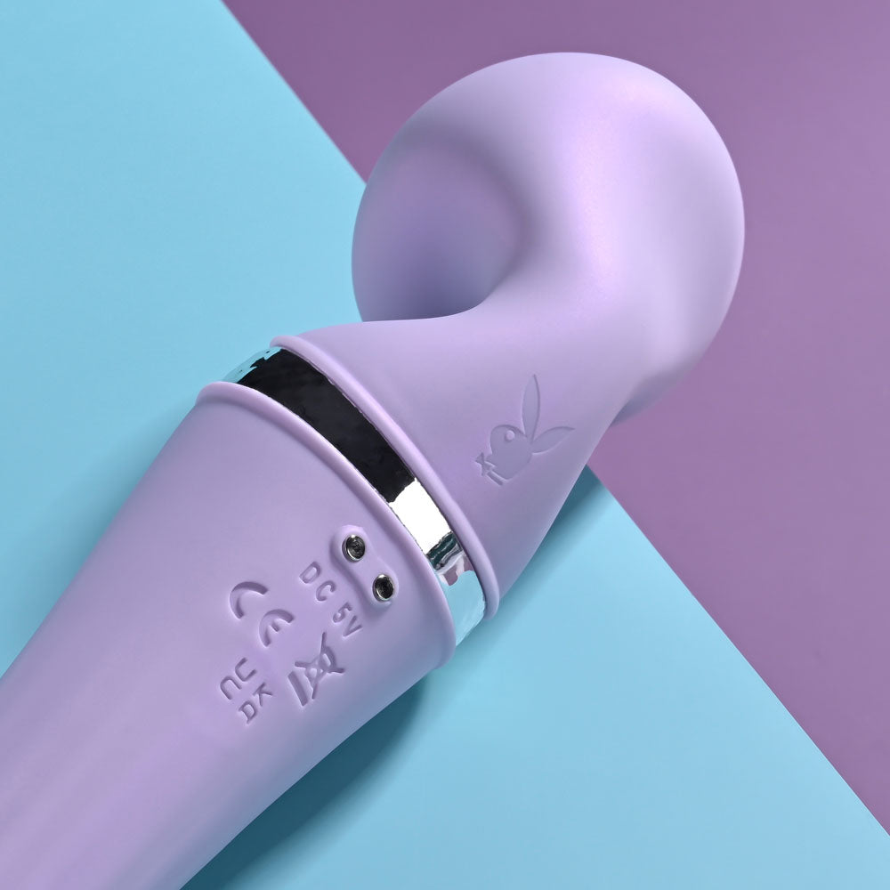 Playboy Pleasure Vibrato Lavender 24 Cm Usb Rechargeable Massage Wand