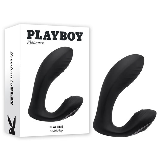 Playboy Pleasure Play Time Black 12.7 Cm Usb Rechargeable Vibrator
