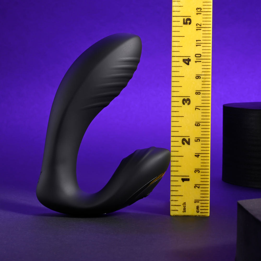 Playboy Pleasure Play Time Black 12.7 Cm Usb Rechargeable Vibrator