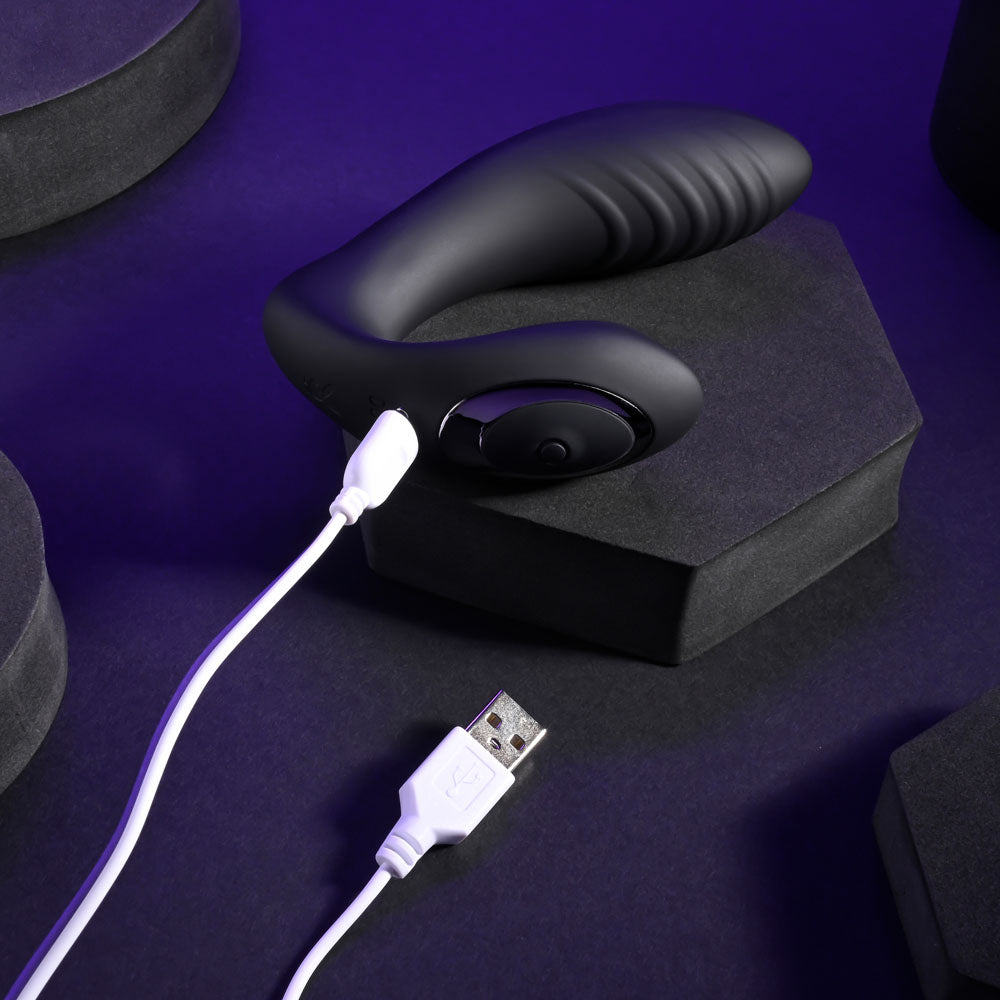 Playboy Pleasure Play Time Black 12.7 Cm Usb Rechargeable Vibrator